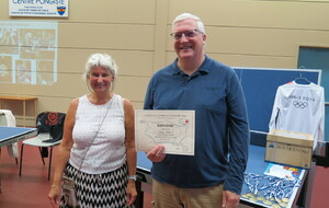 Diplôme du mérite départemental à Philip Abbett